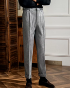 Men's Textured Trousers | Brenlow
