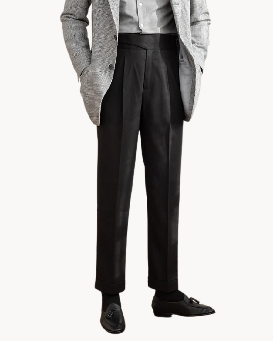 Men's Straight-Leg Trousers | Matteo