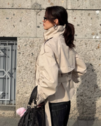 Trench-coat court boxy pour femme | Dartmouth