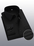 Men's regular fit long sleeve formal shirt