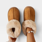Women's Fur-Lined Suede Boots — view 10