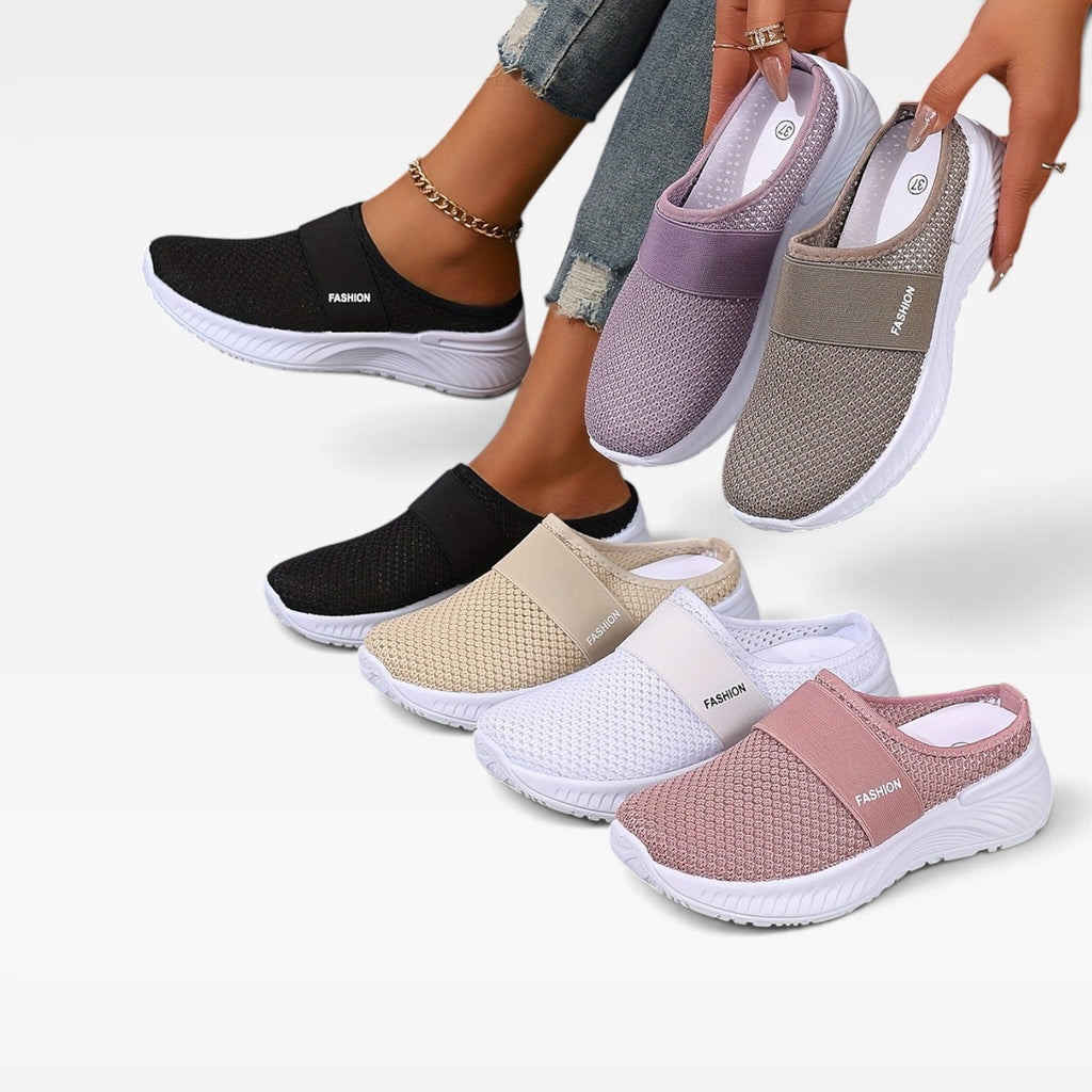 Women's Breathable Mesh Slip-On Trainers — view 19