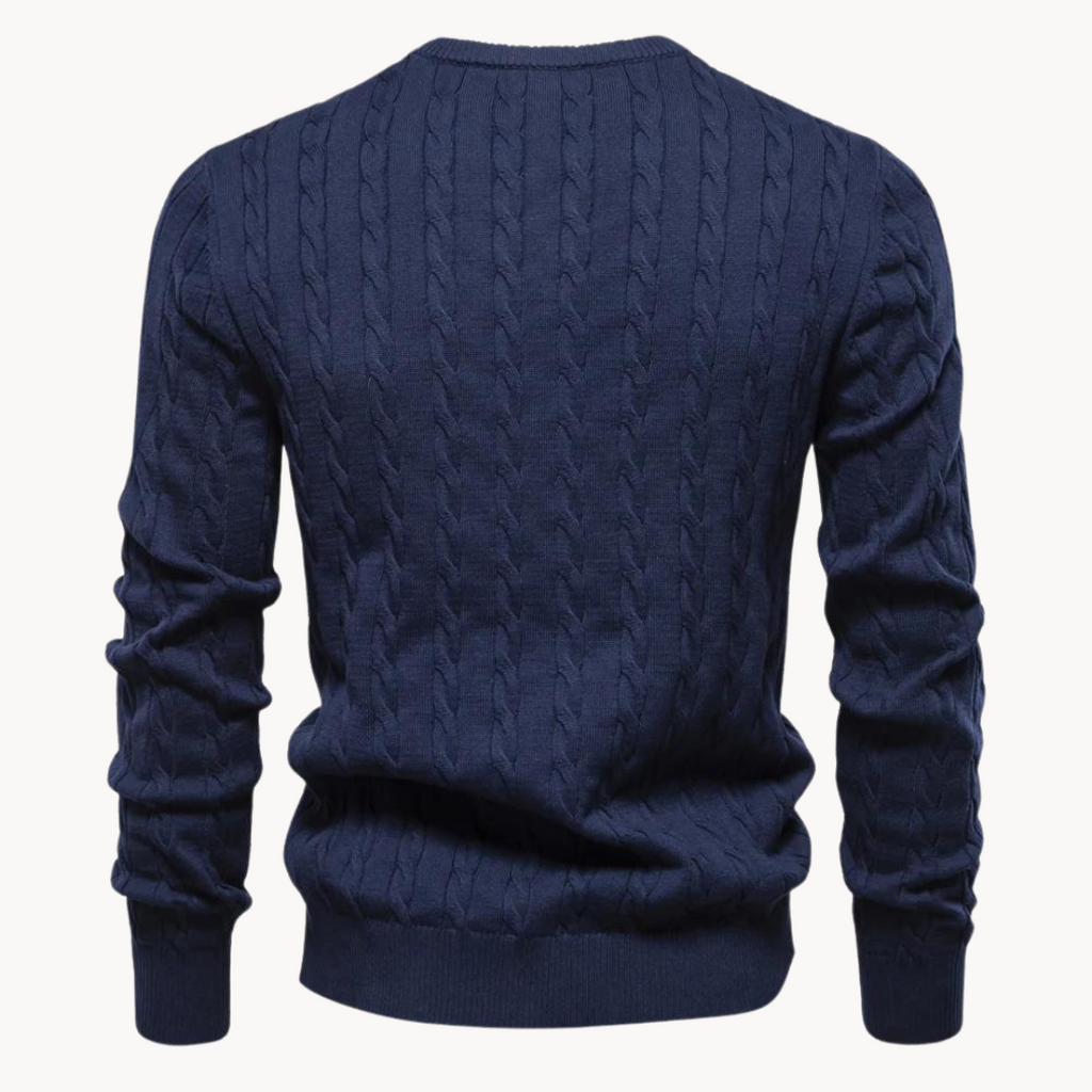 Men's Chunky Cable Knit Jumper | Kosta