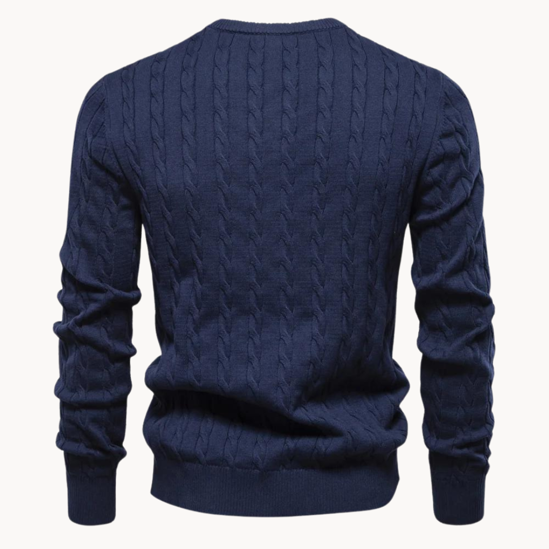 Men's Chunky Cable Knit Jumper | Kosta