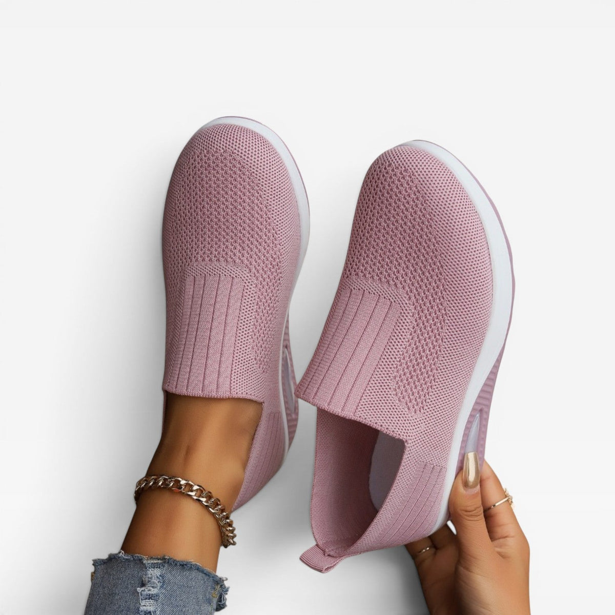 Women's Lightweight Slip-On Walking Trainers — view 6