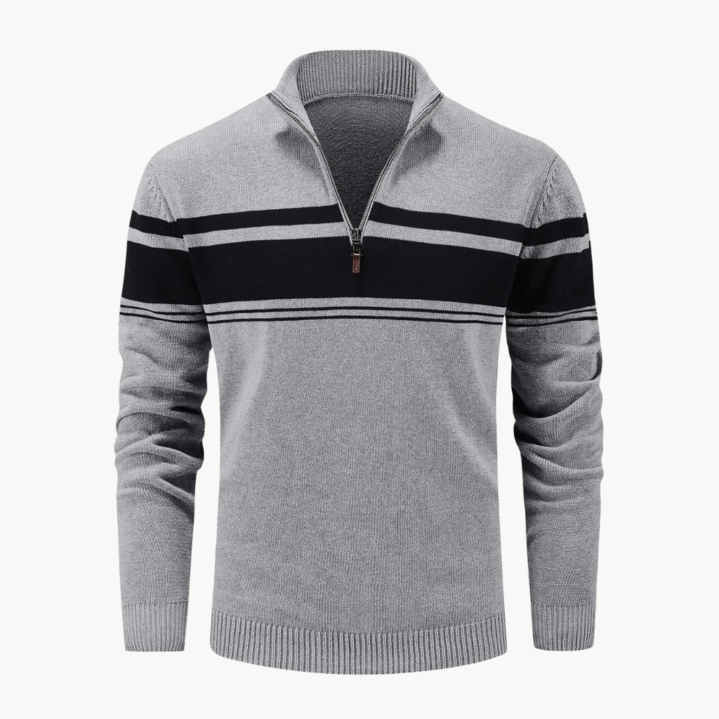 Men's Knitted Quarter-Zip Jumper | Renard
