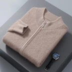 Men's Full-Zip Wool Jumper | Regal