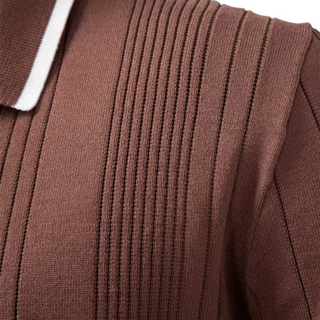Men's Knitted Polo Shirt | Fletcher