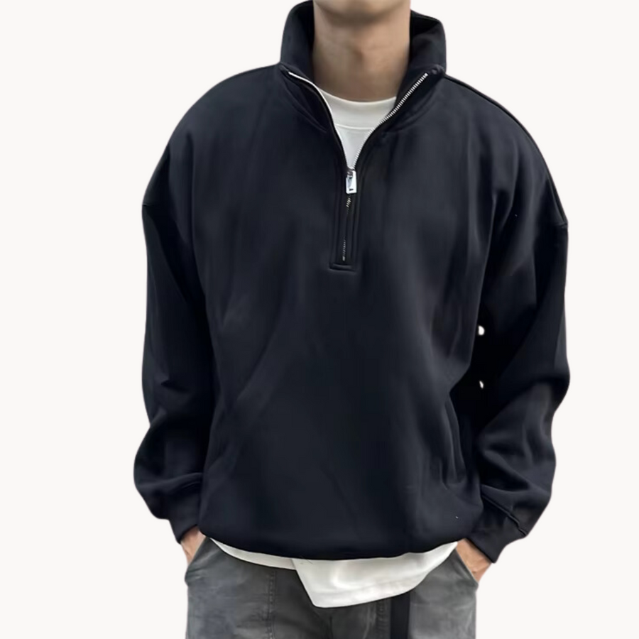 Men's Quarter-Zip Pullover Jumper | Than