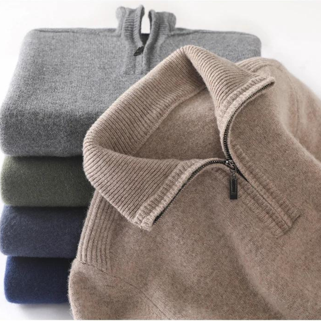 Men's Merino Wool Quarter-Zip Jumper | Merino Wool
