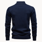 Men's Textured Quarter-Zip Jumper | Lakeside