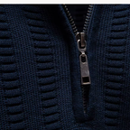 Men's Ribbed Quarter-Zip Jumper | Barrett