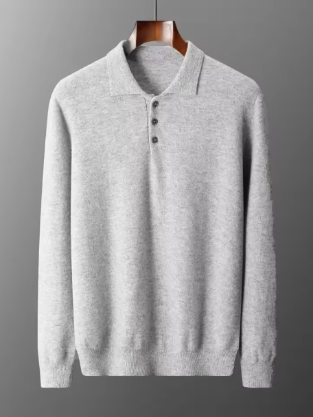 Men's Cashmere Polo Shirt – Amalfi