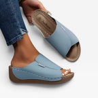 Women's Cushioned Wedge Slider Sandals — view 5