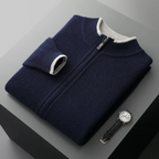 Men's Merino Wool Zip Jumper | Kingston