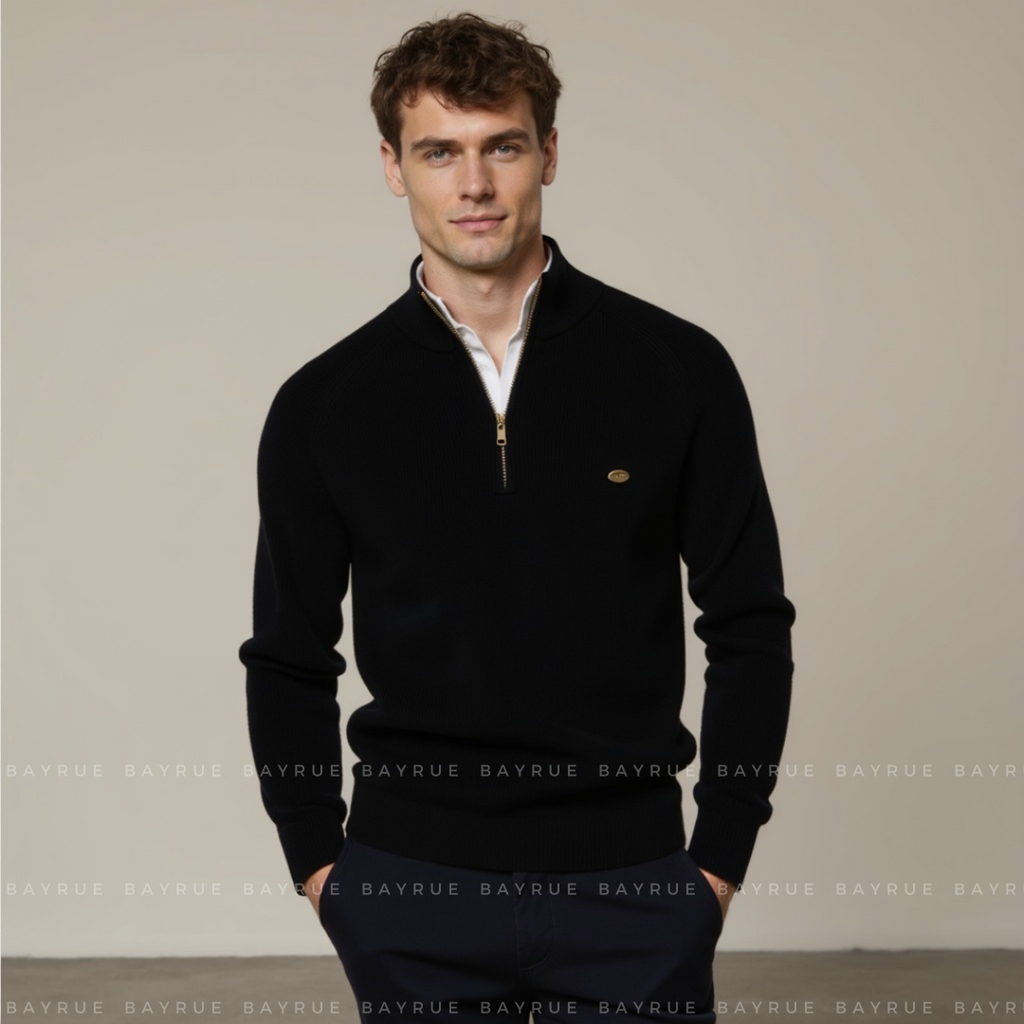 Men's Half-Zip Jumper | Moss