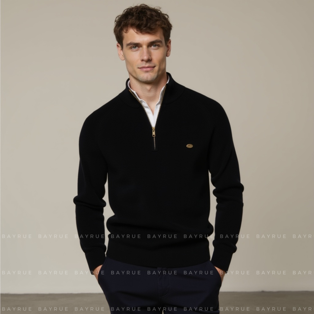Men's Half-Zip Jumper | Moss