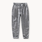 Men's Pinstripe Linen Trousers | Ulric