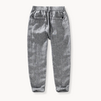 Men's Pinstripe Linen Trousers | Ulric