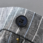 Men's Pinstripe Linen Trousers | Ulric