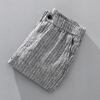 Men's Pinstripe Linen Trousers | Ulric