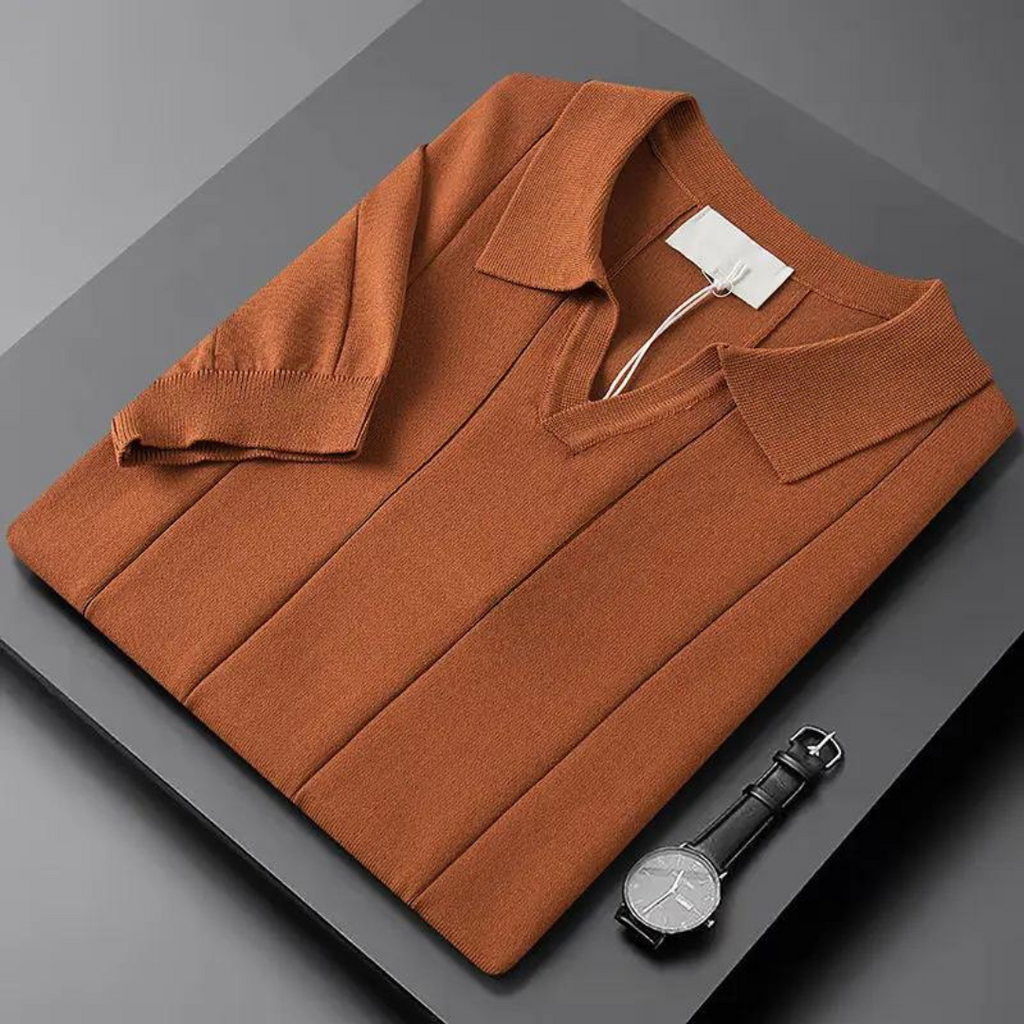 Men's Ribbed Polo Shirt | Orson