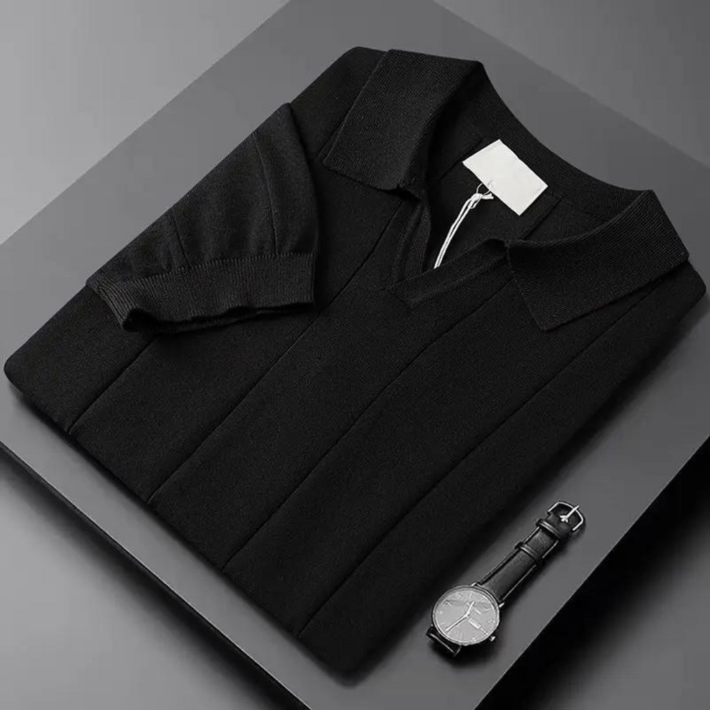 Men's Ribbed Polo Shirt | Orson
