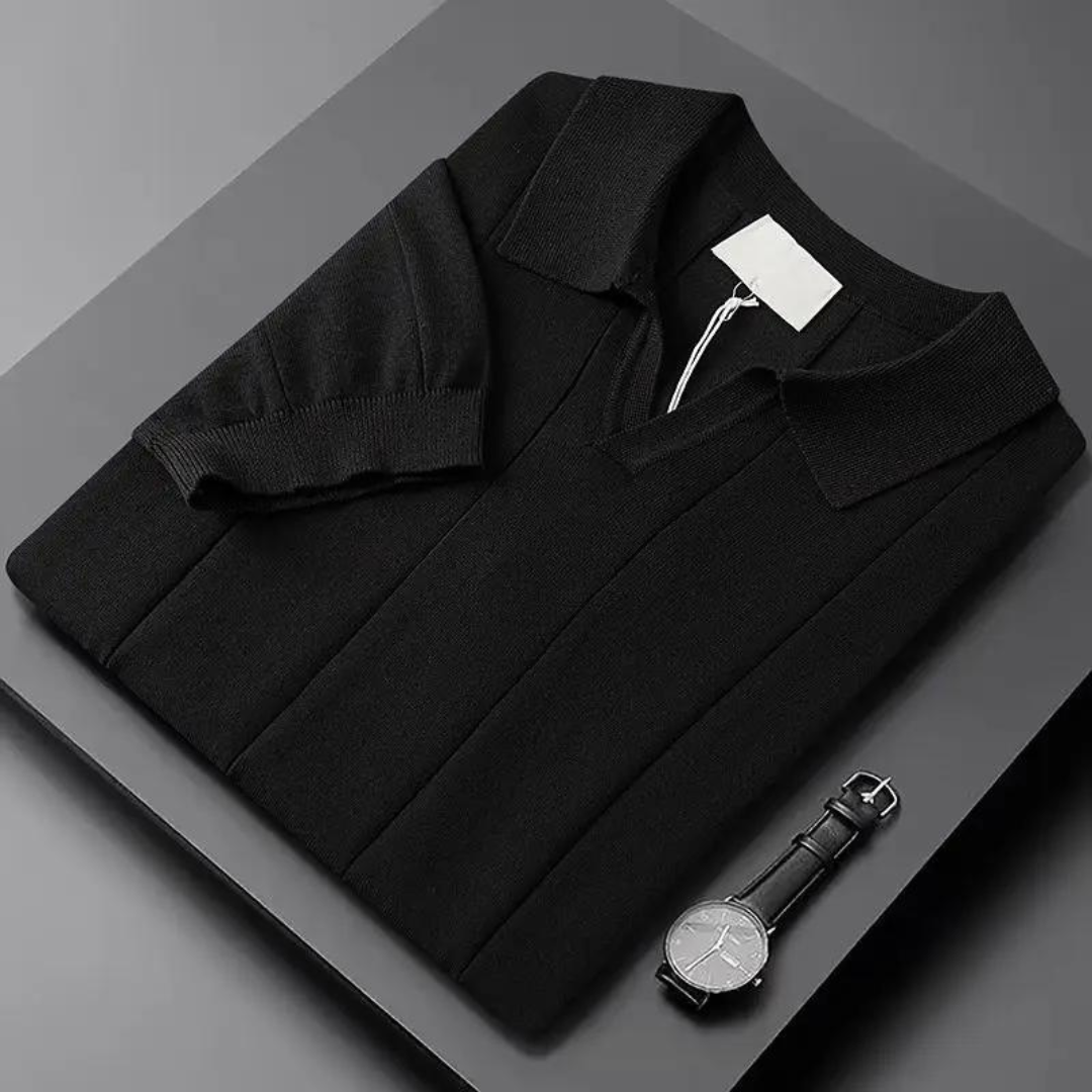 Men's Ribbed Polo Shirt | Orson