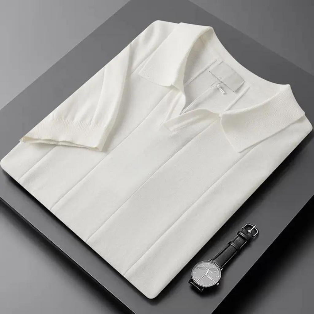 Men's Ribbed Polo Shirt | Orson