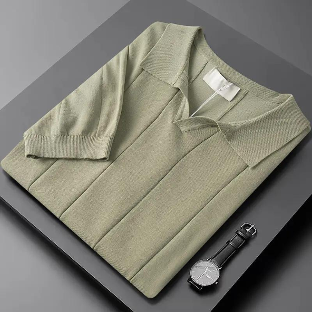 Men's Ribbed Polo Shirt | Orson