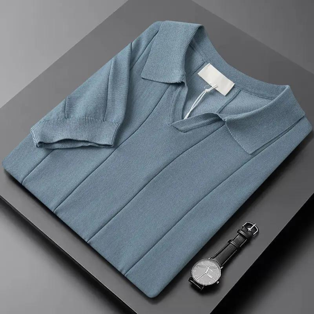 Men's Ribbed Polo Shirt | Orson