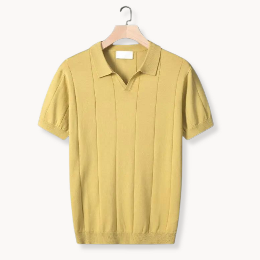Men's Ribbed Polo Shirt | Orson