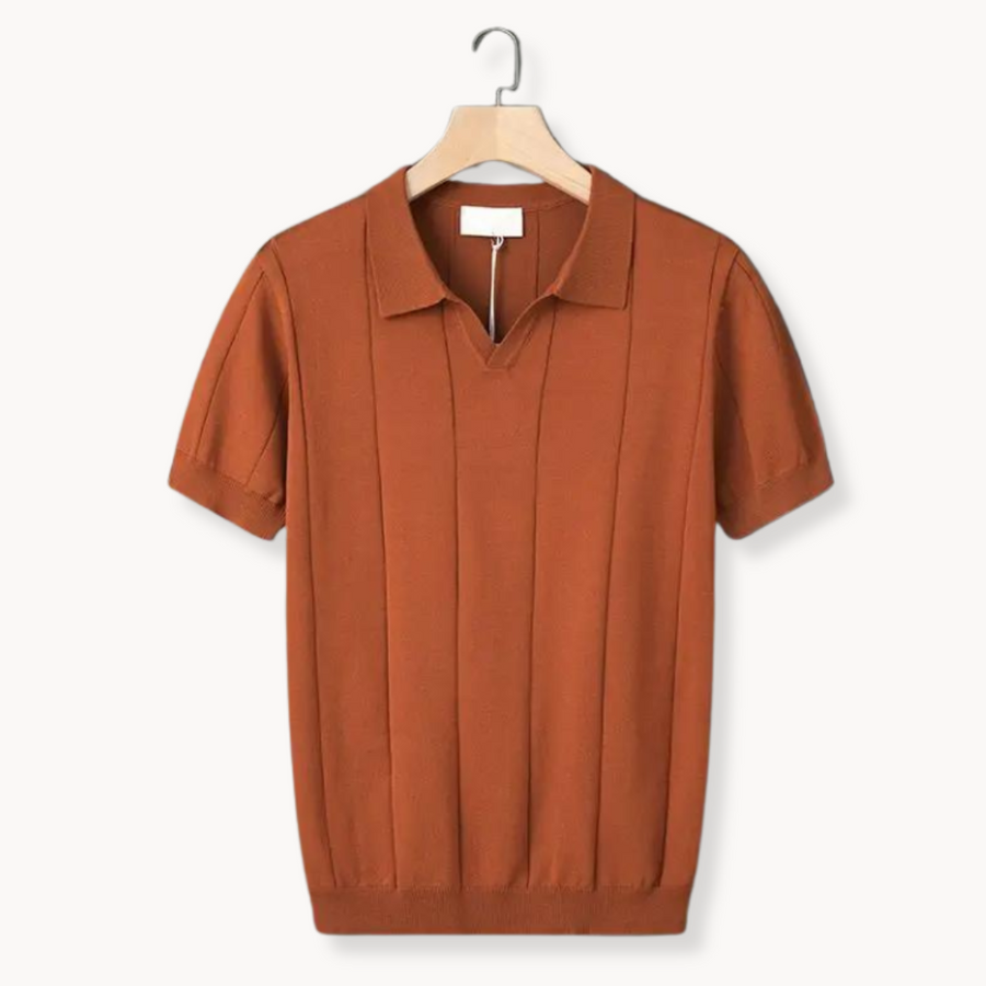 Men's Ribbed Polo Shirt | Orson