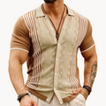 Men's Textured Polo Shirt | Alabaster