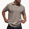 Men's Knitted Polo Shirt | Elton