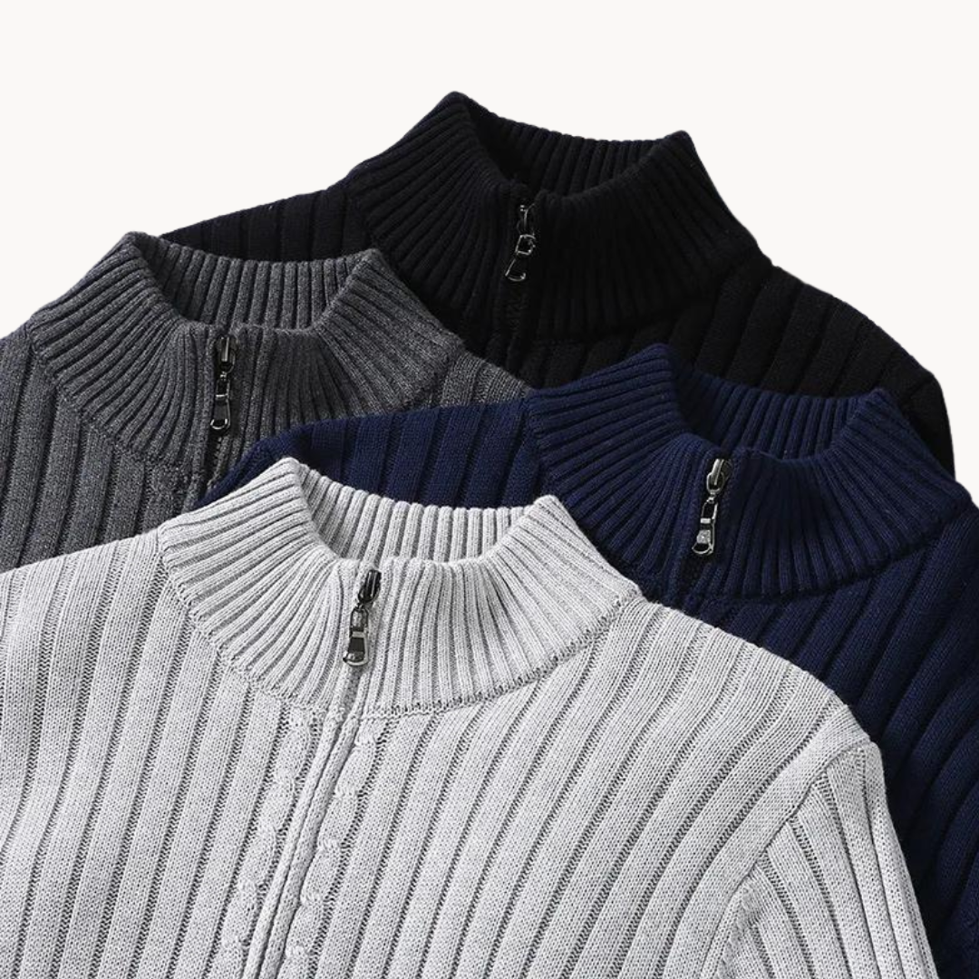 Men's Zip-Up Cardigan | Marco