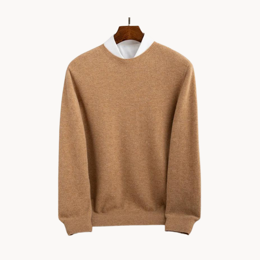 Men's Wool Crew Neck Jumper | Simone