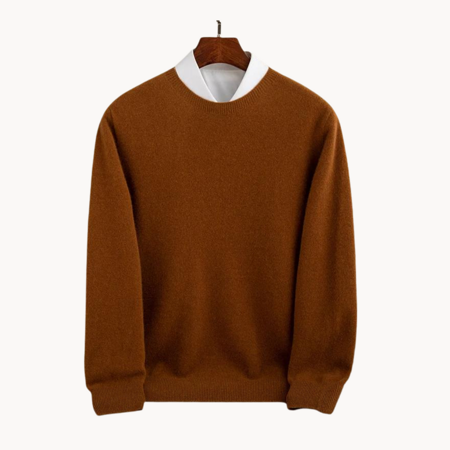 Men's Wool Crew Neck Jumper | Simone