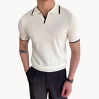 Men's Tipped-Collar Polo Shirt | Cormorant