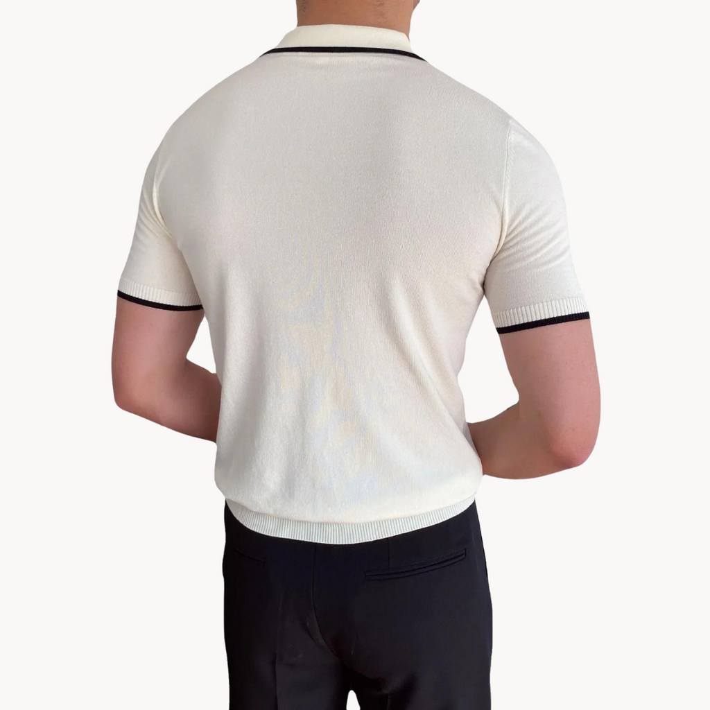 Men's Tipped-Collar Polo Shirt | Cormorant