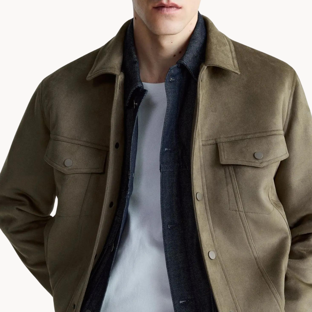 Men's Suede Jacket | Amos