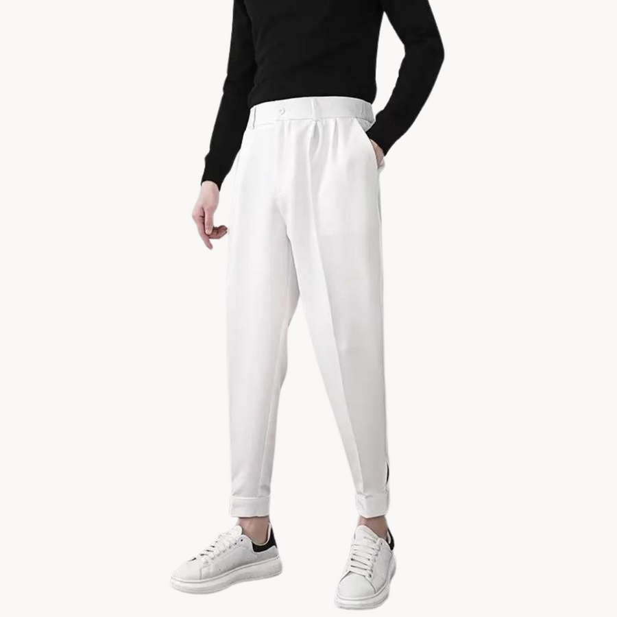 Men's Slim-Fit Tapered Trousers | Stellan