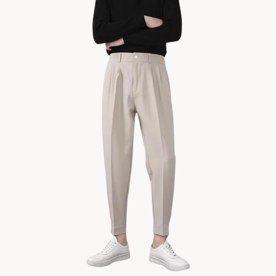 Men's Slim-Fit Tapered Trousers | Stellan
