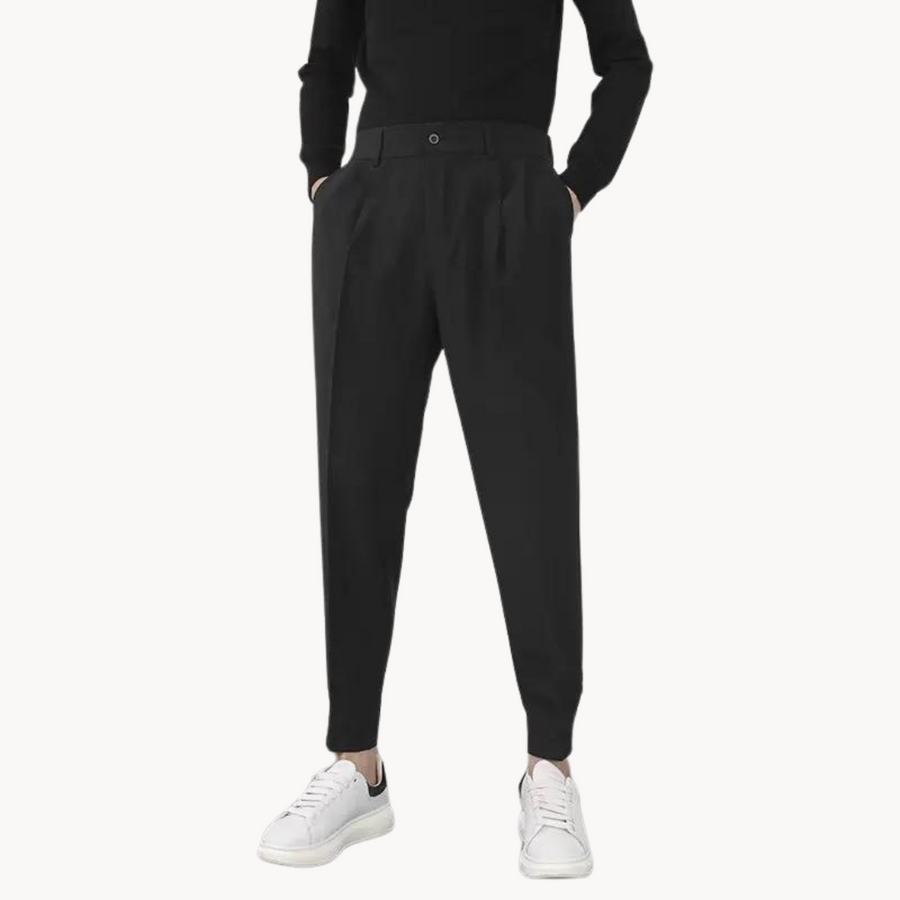 Men's Slim-Fit Tapered Trousers | Stellan