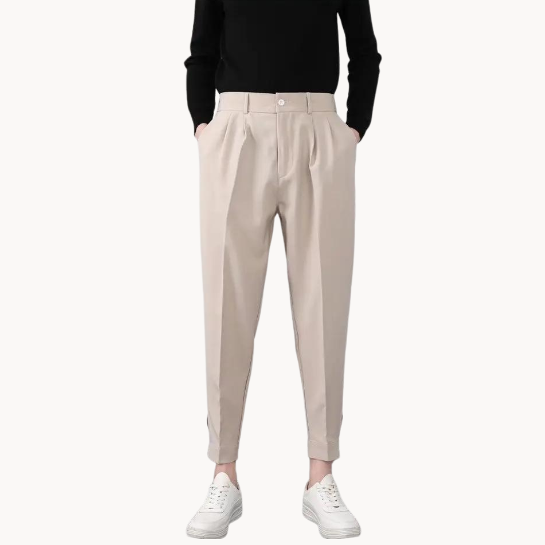 Men's Slim-Fit Tapered Trousers | Stellan
