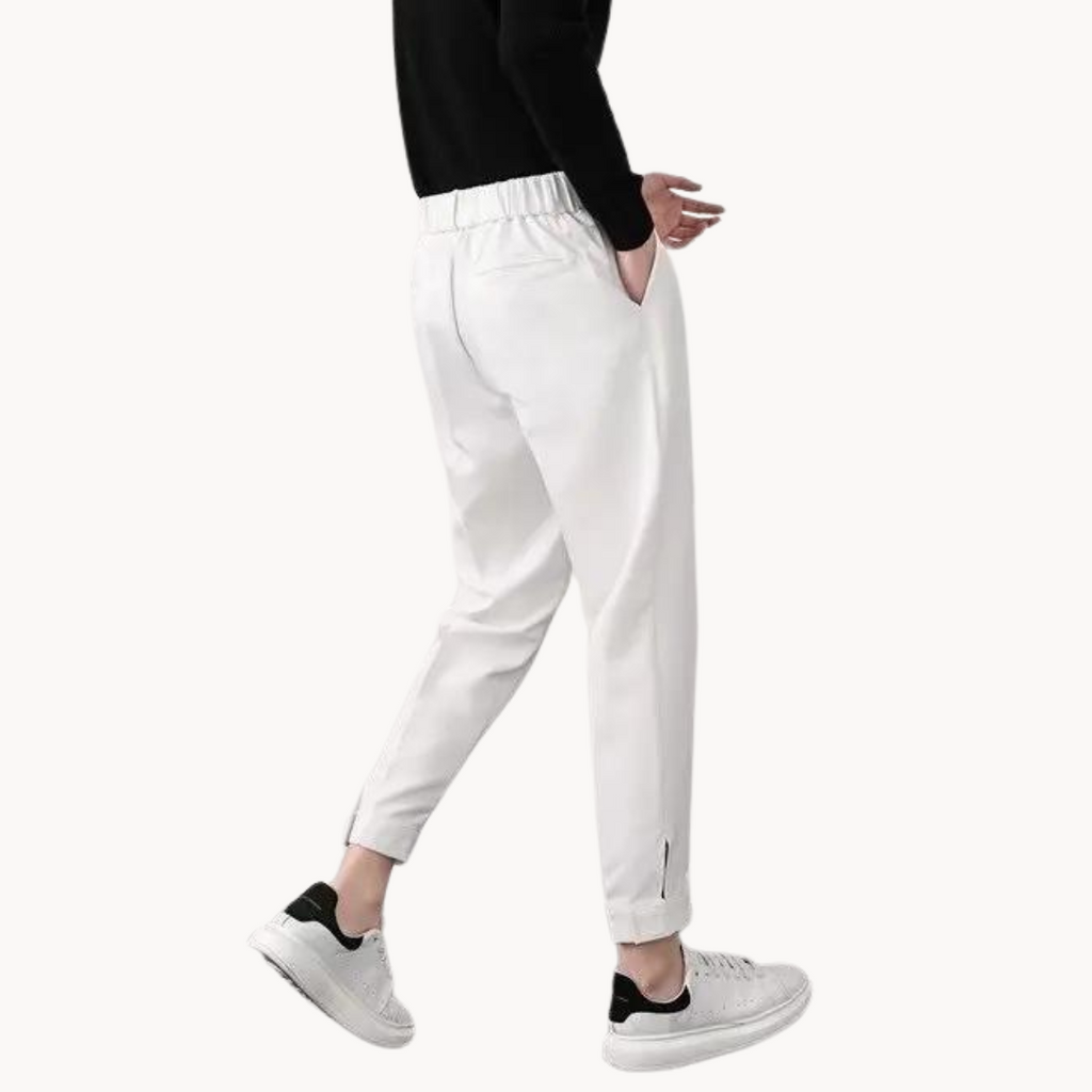 Men's Slim-Fit Tapered Trousers | Stellan