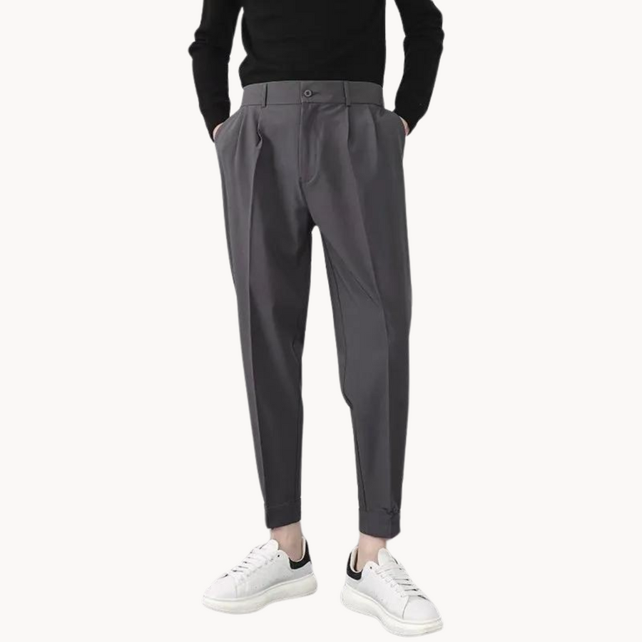 Men's Slim-Fit Tapered Trousers | Stellan