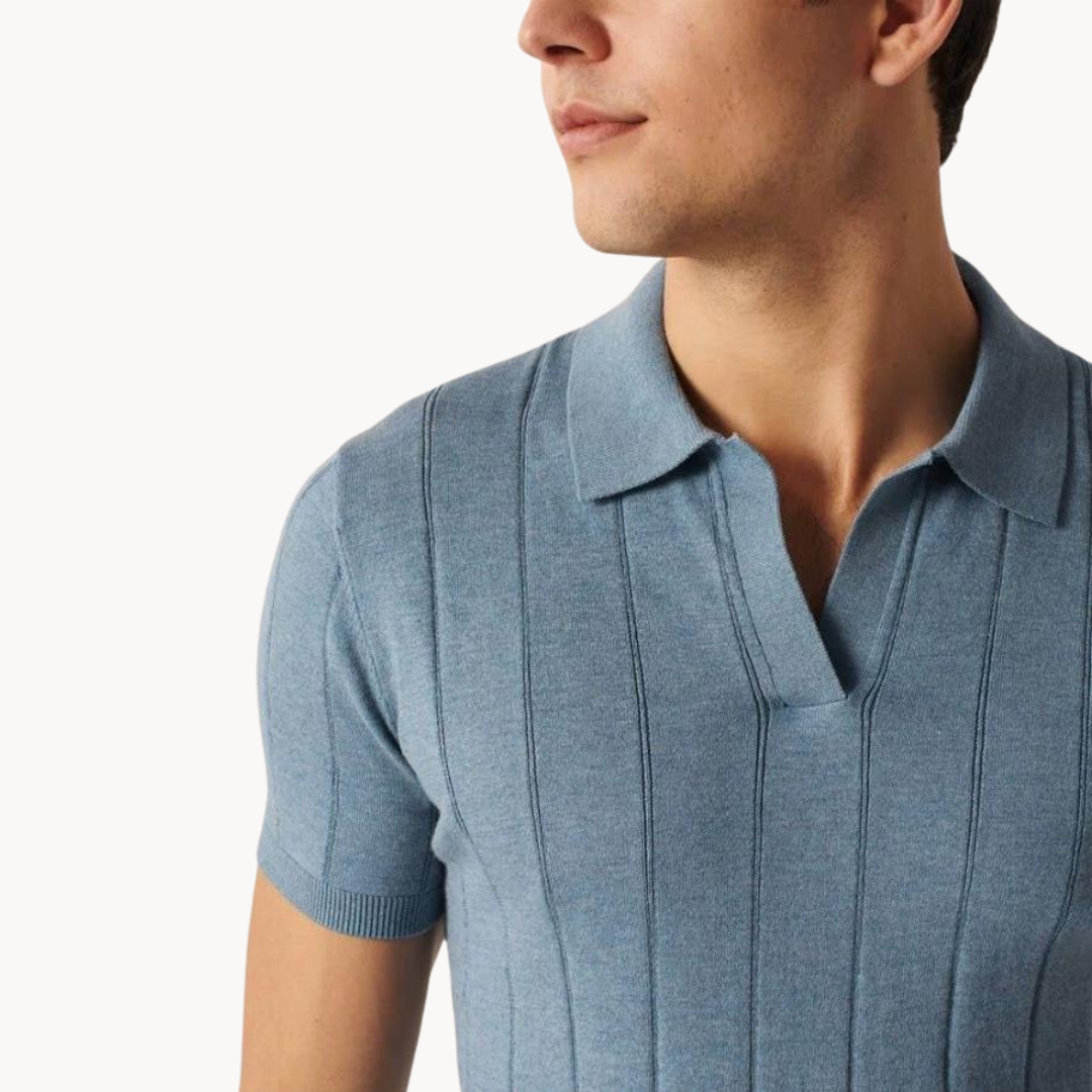 Men's Ribbed Polo Shirt | Orson