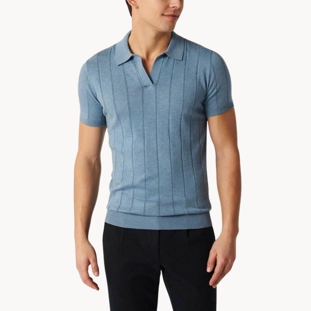 Men's Ribbed Polo Shirt | Orson