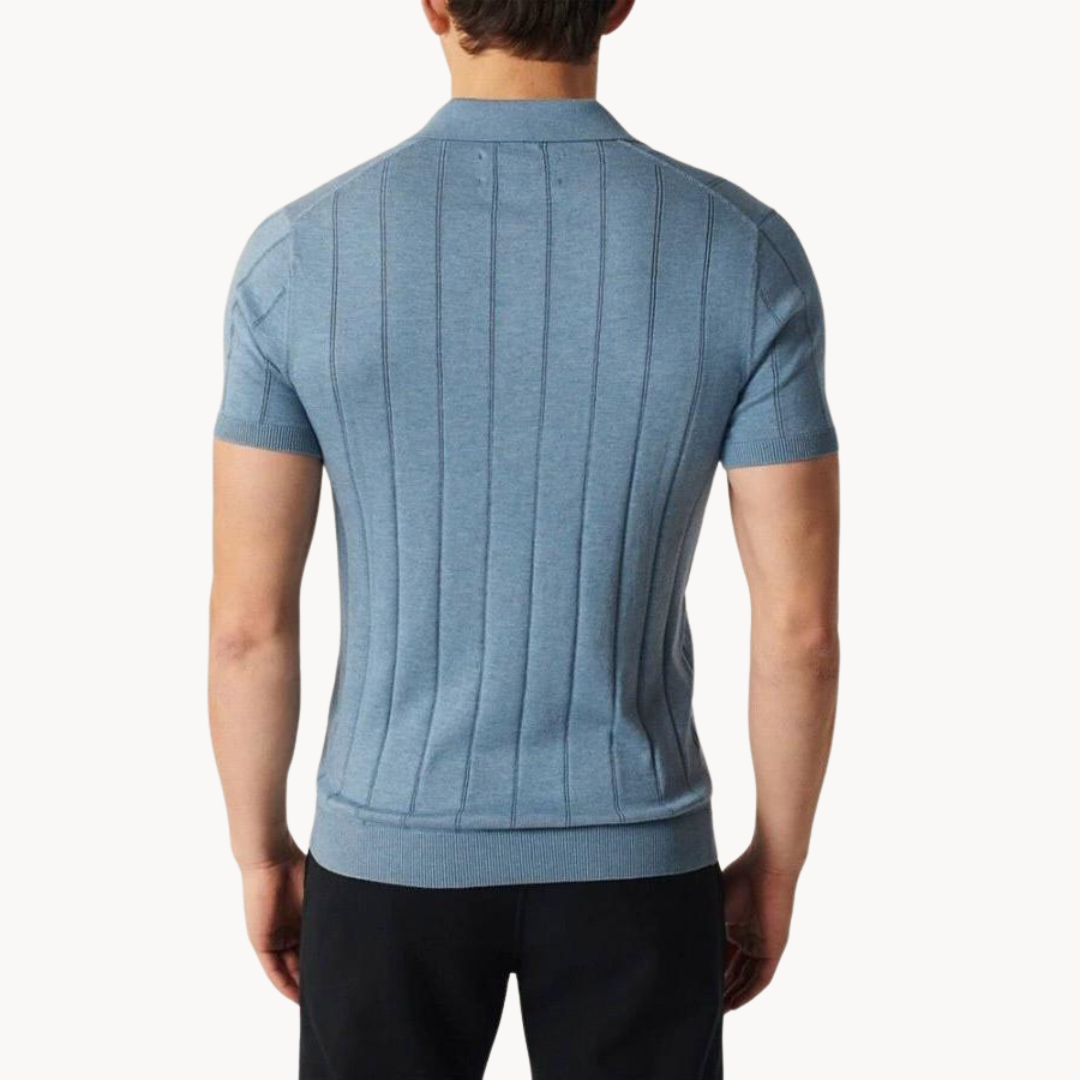 Men's Ribbed Polo Shirt | Orson